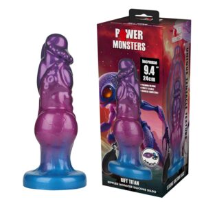 Power Monsters Rift Titan - Textured Silicone Monster Dildo, 24 cm