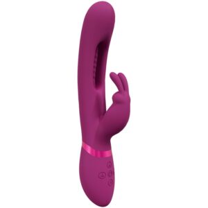 Vive Mika Triple Rabbit with triple stimulation and flapping, pink