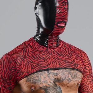 Face mask made of flexible and glossy vinyl - OS