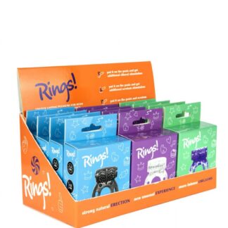 Axle-pin Showbox – 12 Vibrating Erection Rings