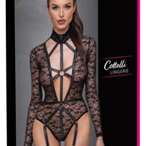 Cottelli LINGERIE Body Lace M Long Sleeve Bodystocking
