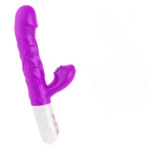 Vibrator - Silicone Tongue Vibrator, USB 10 Functions