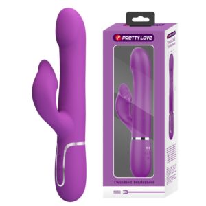 Pretty Love Falin Purple — Vibrator with 7 Vibration Modes and 4 Roller Massage Functions