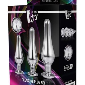 Gleaming Love Pleasure Set Silver