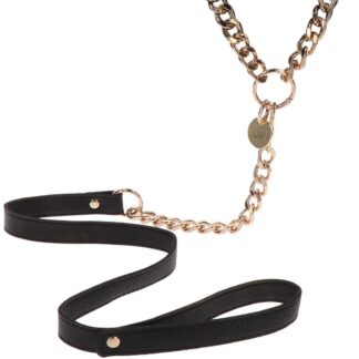 Statement Collar and Leash Rose Gold