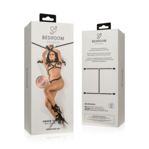 Bedroom Fantasies - Under-the-Bed Restraint Bondage Set Black