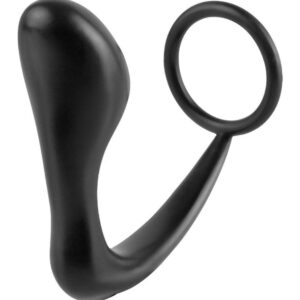 Anal Fantasy Collection Ass-Gasm Cockring Plug Black