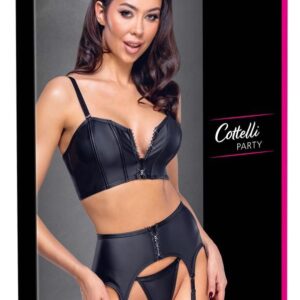 Top Set rhinestone zip S
