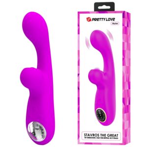 Pretty Love - Skylar Purple, 10 Vibration Functions, 9 Speed Levels, 10 Thumping Functions