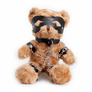 Crushious Crushito Bondage Teddy Bear Black, 31 cm