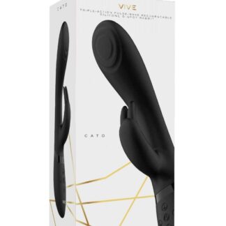 Cato - Pulse G-spot Rabbit - Black