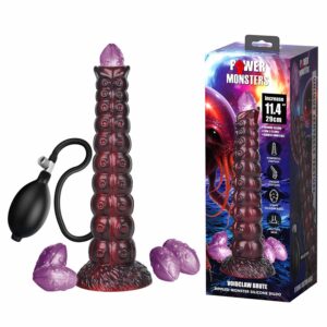 Power Monsters Voidclaw Brute — Purple Silicone Dildo 29 cm