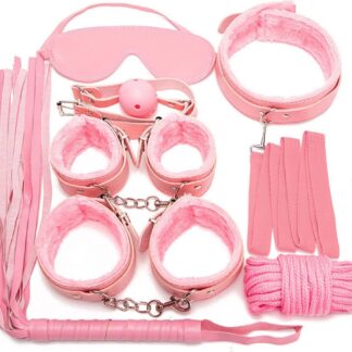 Fetish Fever - Bondage Set - 7 pieces - Pink