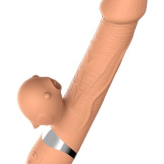 Vibrator-Basia Thrusting Vibrator 2-in-1 Tongue Vibrator USB