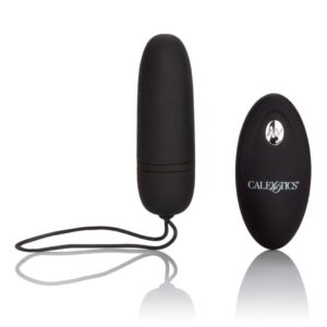 Calexotics Silicone Remote Bullet Black - Silicone Vibrator with Remote