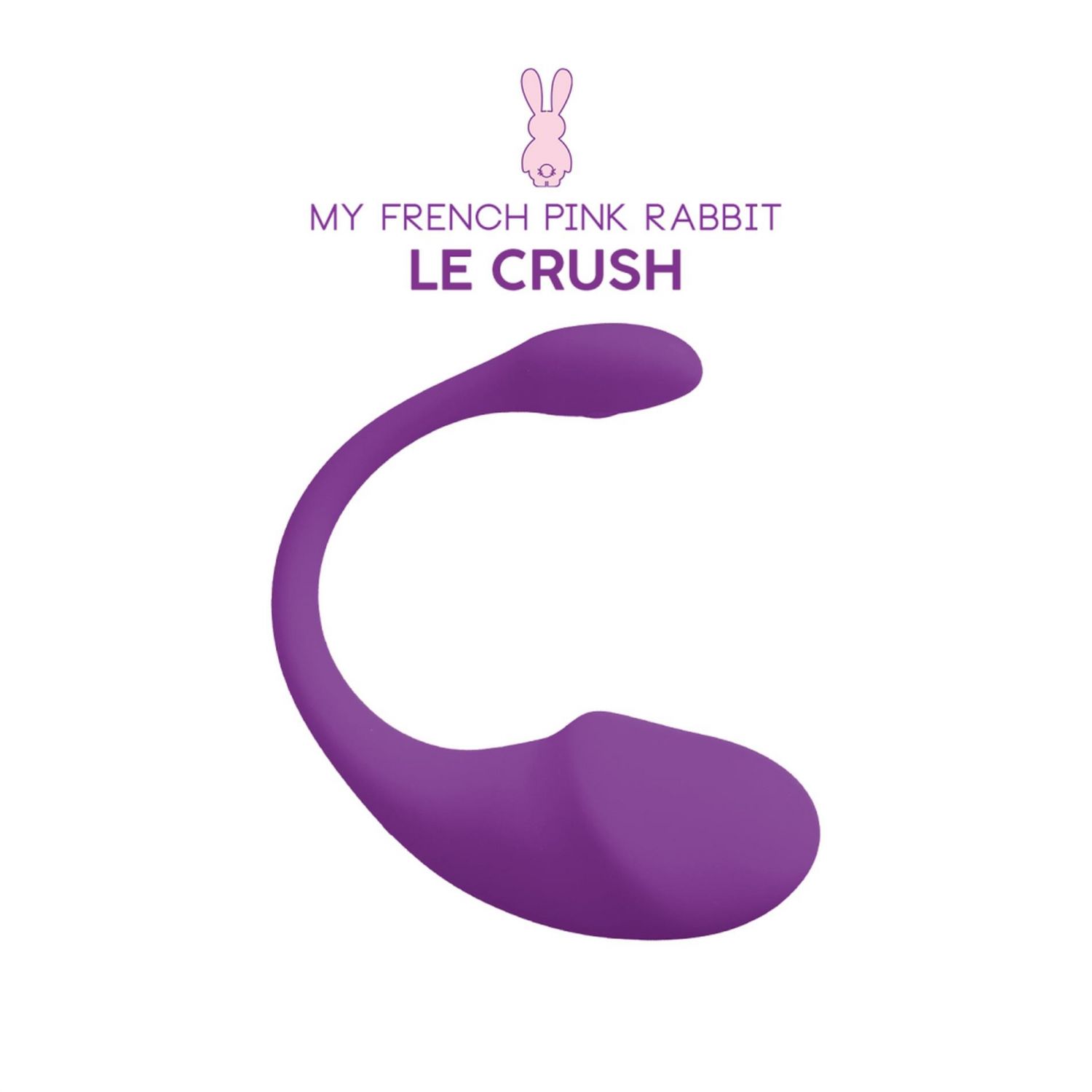 Clara Morgane Le Crush Violet — App-Controlled Vibrating Egg