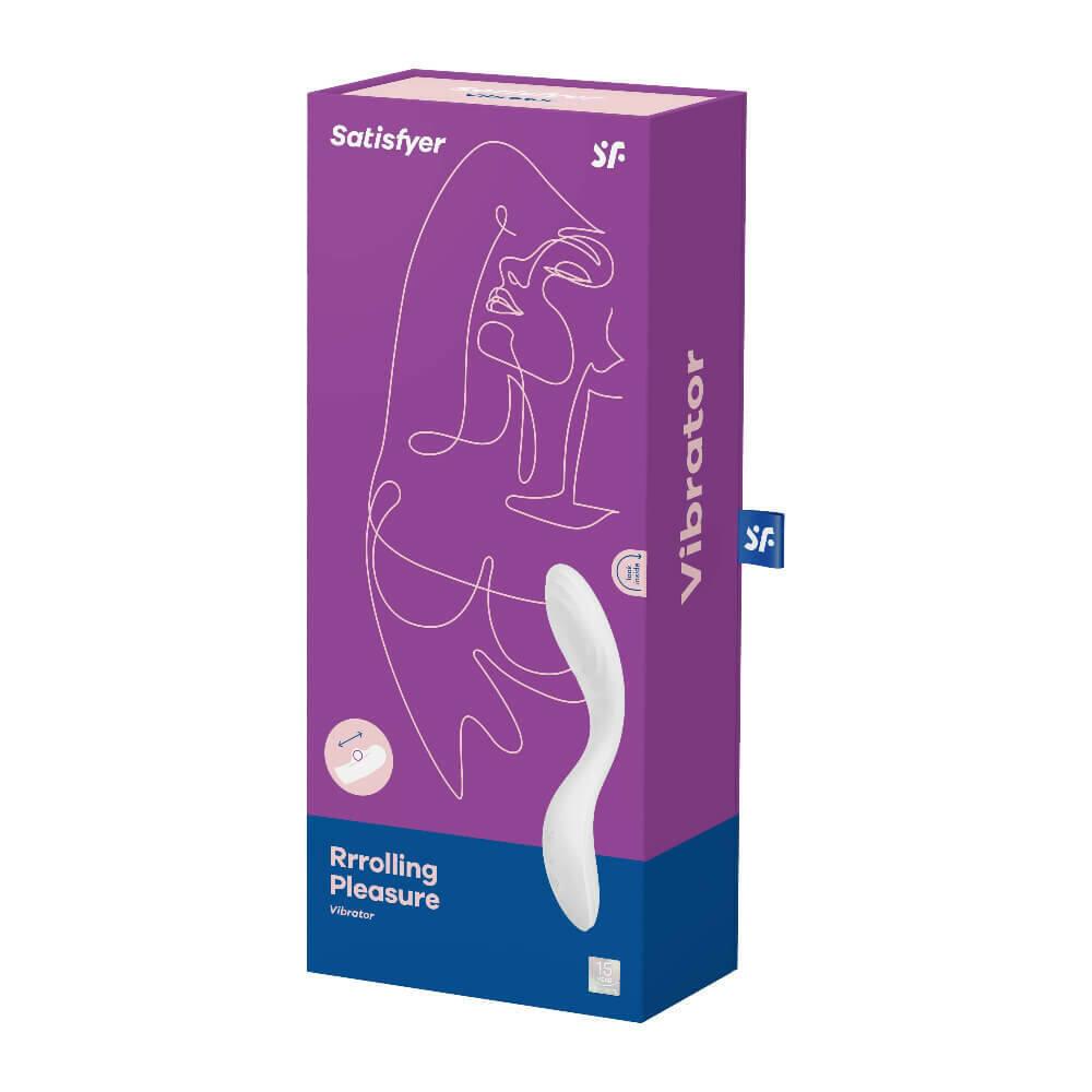 Vibrator-Rrrolling Pleasure (White)
