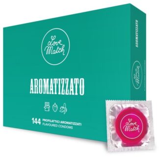 Love Match Aromatized Condoms - 144 pack