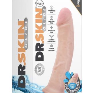 Dr. Skin 8 Inch Self Lubricating Dildo