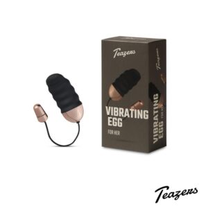 Teazers Ribbed Vibrating Egg with Remote Control
