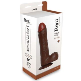 Vibrator - Realistic Vibrator Real Rapture Brown 9