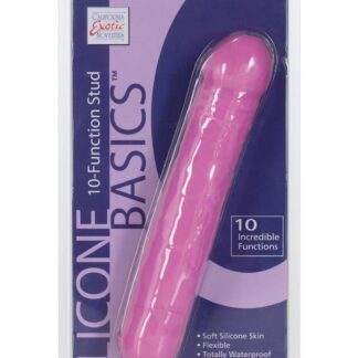Vibrator-BASICS 10 FUNCTION STUD PINK