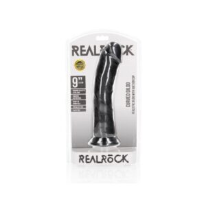 Curved Realistic Dildo with Suction Cup - 9/ 23 cm