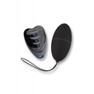 Remote-Controlled Vibrating Egg Black AAA 3.0