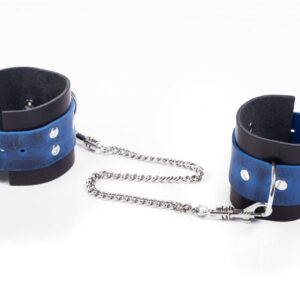 Cuffs Crazy Horse Blue, Small