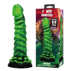 Power Monsters Manticore — Textured Silicone Dildo 23 cm