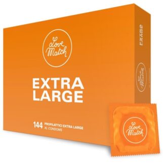 Love Match Extra Large Condoms - 144 pack