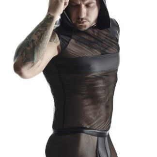 Men's Sleeveless Hooded T-Shirt