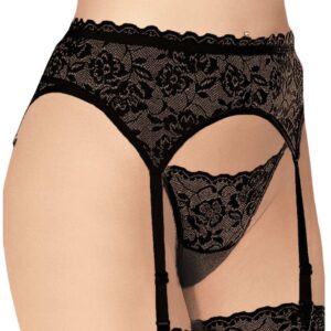 Garter Belt 3305 - Plus Size - Black 2XL