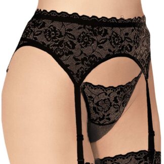 Garter Belt 3305 - Plus Size - Black 2XL