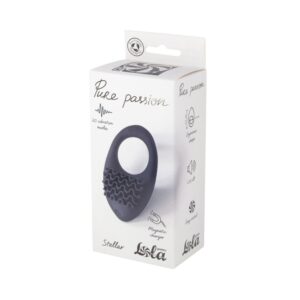 Rechargeable Vibro Cock Ring Pure Passion Stellar Black