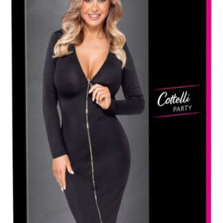 Cottelli PARTY Dress Zip L Open Crotch Body Set