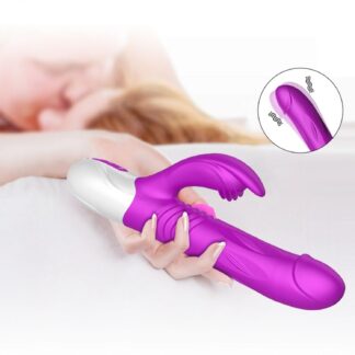 Vibrator - Silicone Vibrator USB 10 Function + Expander and Thrusting Function