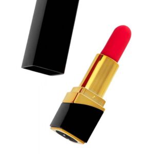 Flovetta Mini Vibrator by Toyfa PANSIES, ABS Plastic, Black, 9 cm