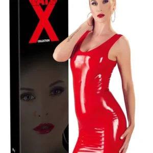 Latex Dress Red M
