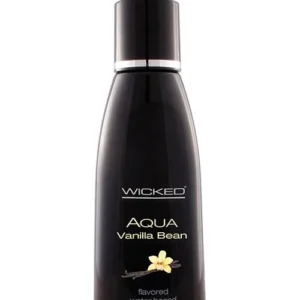 Wicked Sensual Care Aqua Vanilla Bean — Flavored Water-Based Lubricant, 120 ml