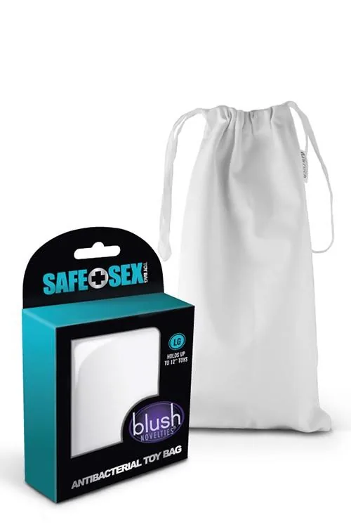 Blush Safe Sex Antibacterial Toy Bag Large — large antibacterial storage bag for intimate toys