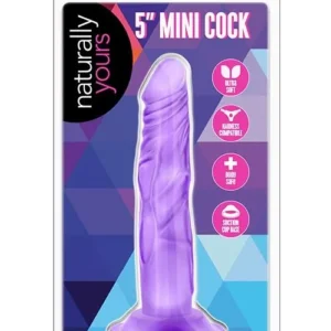 Blush Naturally Yours 5-Inch Mini Cock Purple — Realistic Dildo