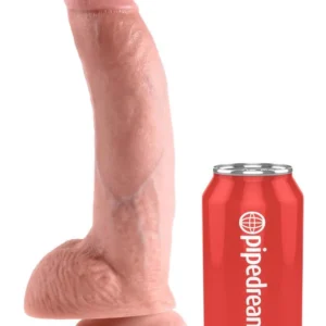 King Cock KC 9-Inch Realistic Dildo with Testicles