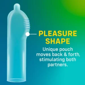 ONE Pleasure Plus — Stimulating Condoms, 12 Pack