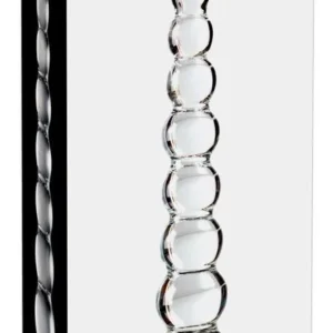 Icicles No. 2 — glass dildo with 9 stimulating beads