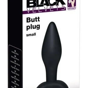 Black Velvets Small Plug — Silicone Anal Plug