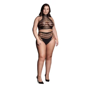 Le Désir Carpo XLVI Plus-Size Two-Piece Lingerie Set