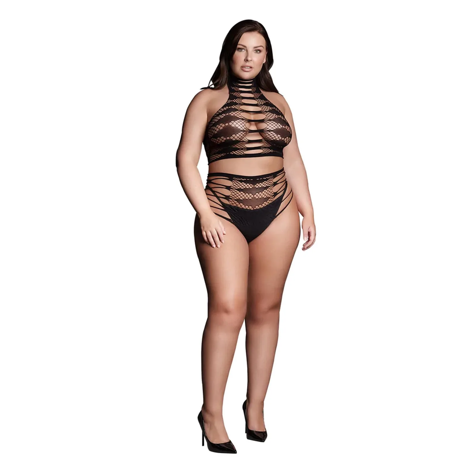 Le Désir Carpo XLVI Plus-Size Two-Piece Lingerie Set