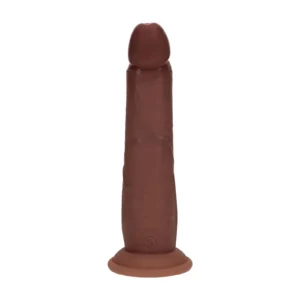 RealRock B2B-024248 Silikonowy Dildo Realistyczny 20,5 cm – Brązowy