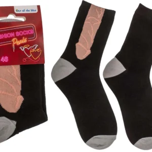 Penis Socks Black – Funny Novelty Gift Socks by Grajmy razem